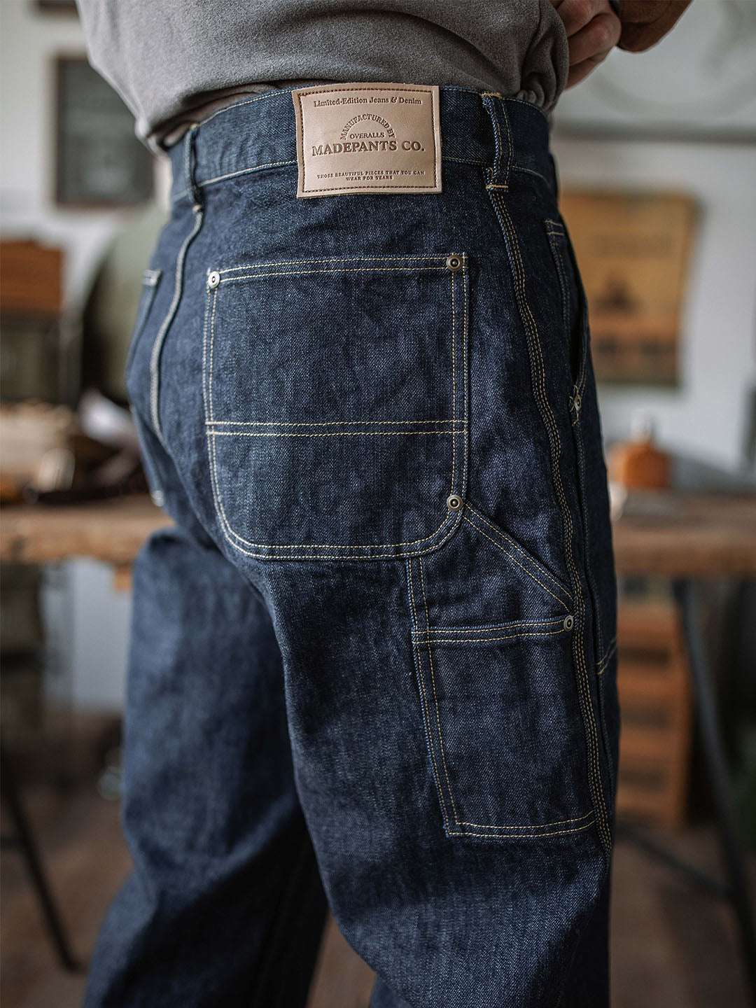 Selvedge Carpenter Jeans für Herren