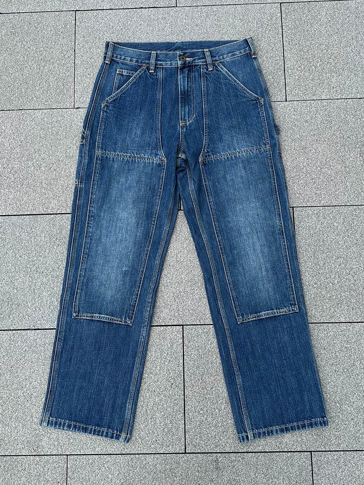 Carpenter-Hose für Herren aus Selvedge-Denim (mittlere Waschung) – Ausverkauf