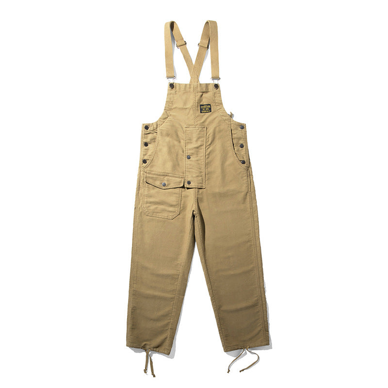 Unisex-Moleskin-Overall mit Kordelzug