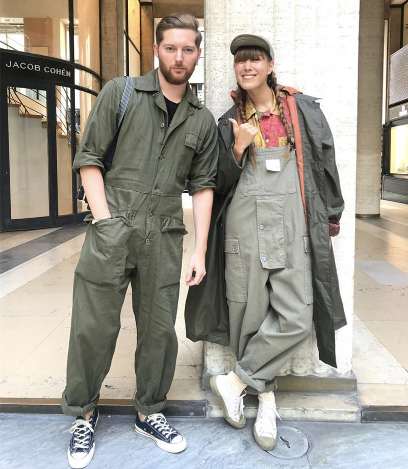 Übergroßer Overall mit großen Taschen