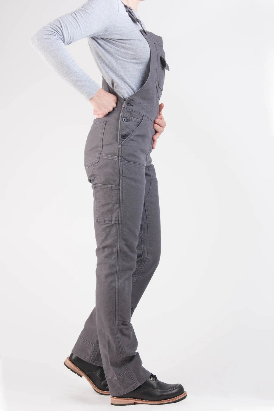 Klassische Stretch-Latzhose für Damen