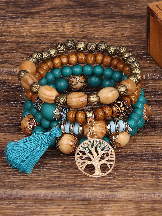 Baum des Lebens-Perlen-Armband-Set